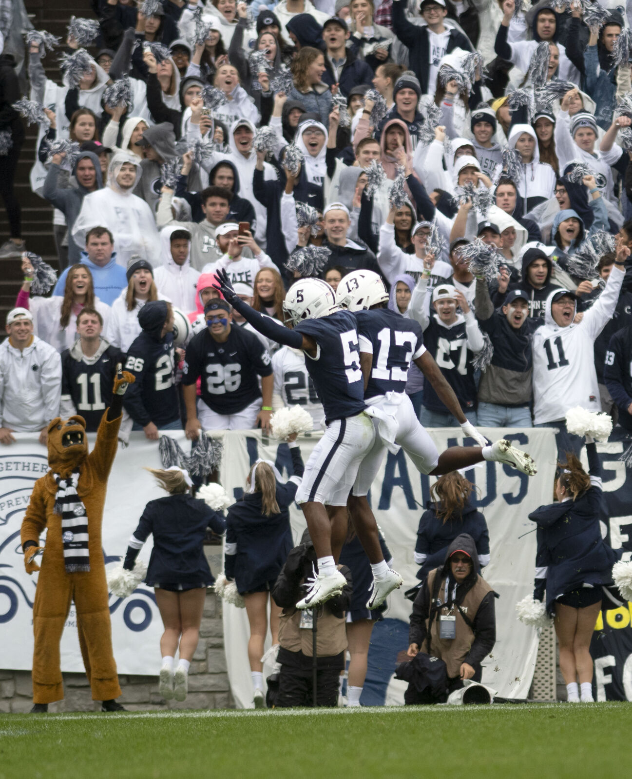Penn State football vs. Illinois, Lambert-Smith (13) & Dotson (5)
